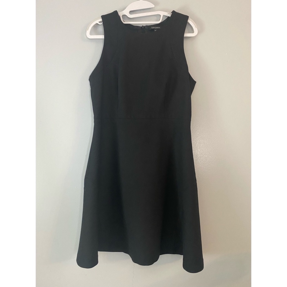 Tara Jarmon Paris Black Short Fit And Flare Dress Size EU 42 US 10